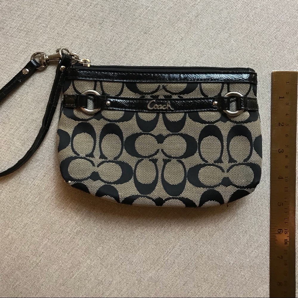 Small Authentic Coach Wristlet - image 1